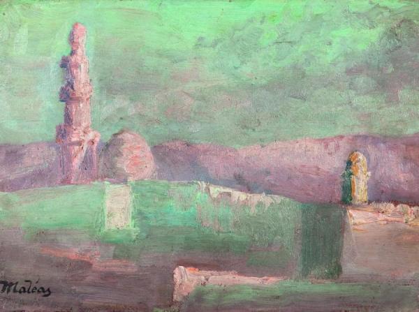 Egyptian Landscape by Constantinos Maleas