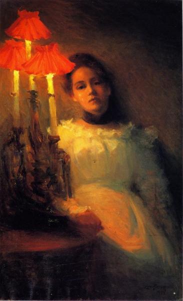Candlelight by Cora Parker Oil Painting Reproductions