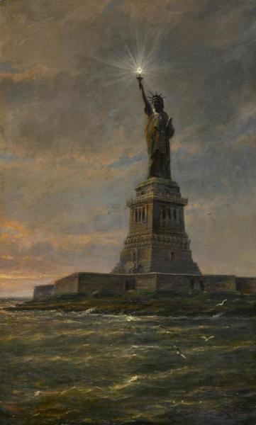 Statue Of Liberty, 1910 by Cornelis Christian Dommelshuizen