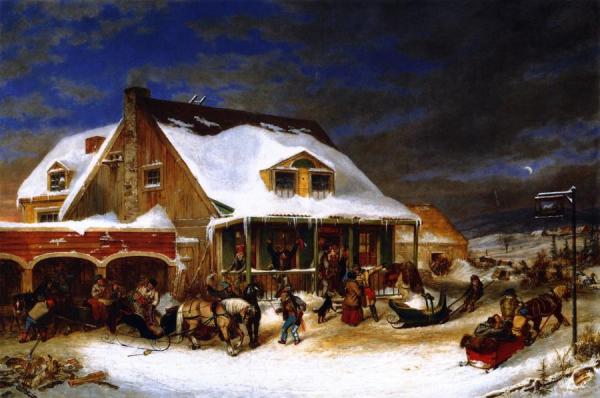 After The Ball, Chez Jolifou by Cornelius Krieghoff