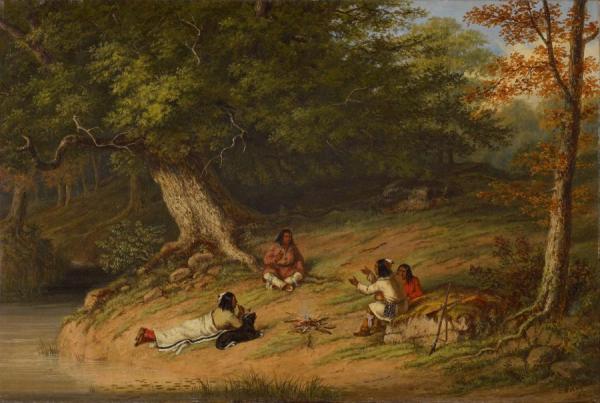 Midday Rest by Cornelius Krieghoff
