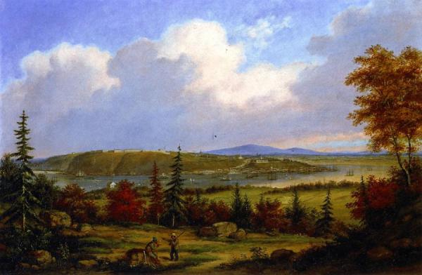Cornelius Krieghoff Quebec Viewed From Pointe-lévis