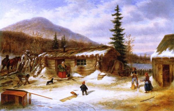 Spill My Milk by Cornelius Krieghoff