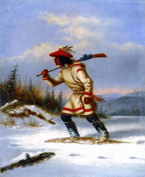 The Indian Hunter by Cornelius Krieghoff