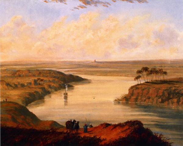 The Plains Of Babylon (after Staunton) by Cornelius Krieghoff