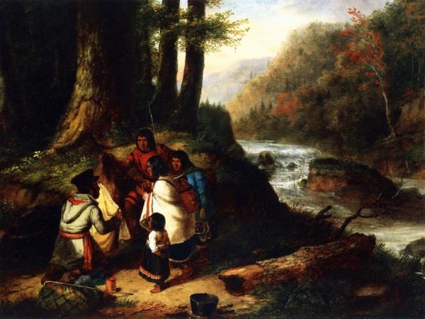 The Trader by Cornelius Krieghoff