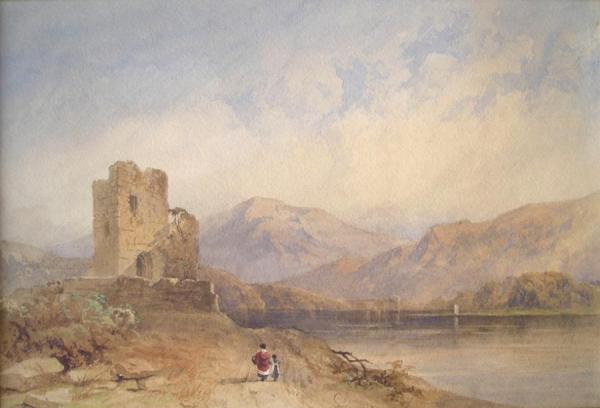 Landscape In The Lakes District by Cornelius Pearson
