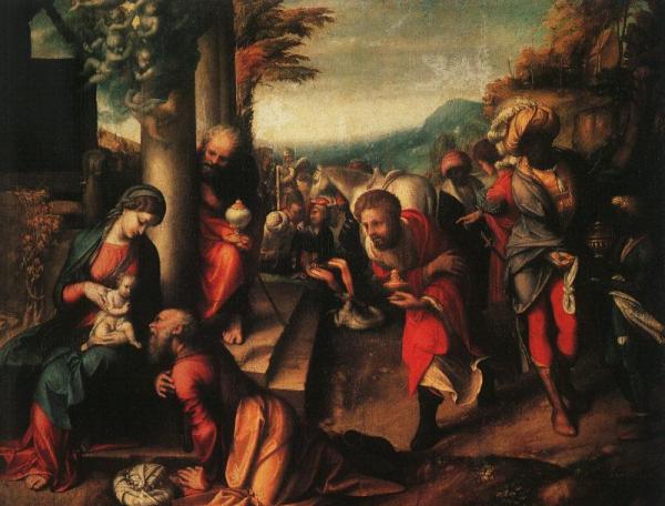 The Adoration Of The Magi by Correggio Oil Painting Reproductions