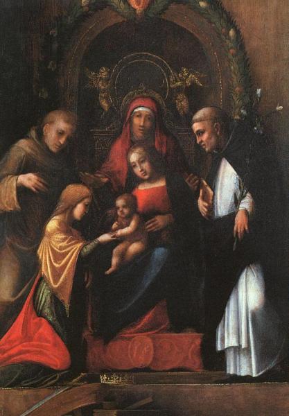 Correggio The Mystic Marriage Of St. Catherine