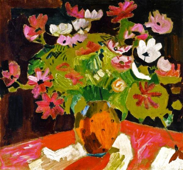 Bunch Of Dahlias by Cuno Amiet