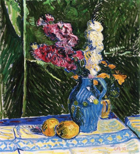 Still Life With Lemons by Cuno Amiet Oil Painting Reproductions