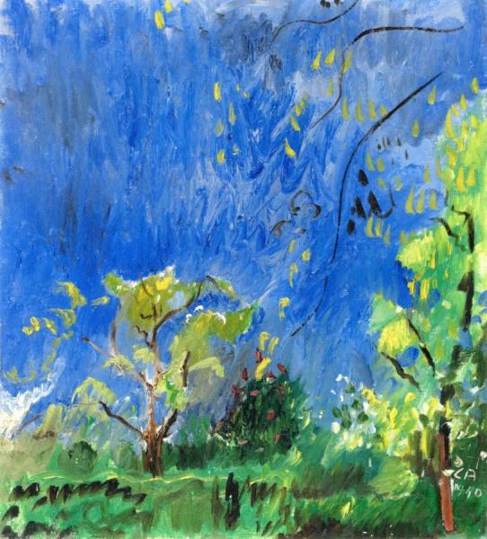 Stormy Sky by Cuno Amiet Oil Painting Reproductions