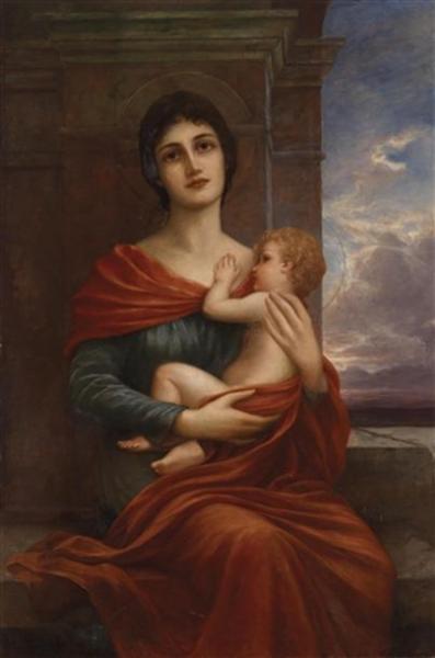 Madonna And Child by Cuno Von Bodenhausen