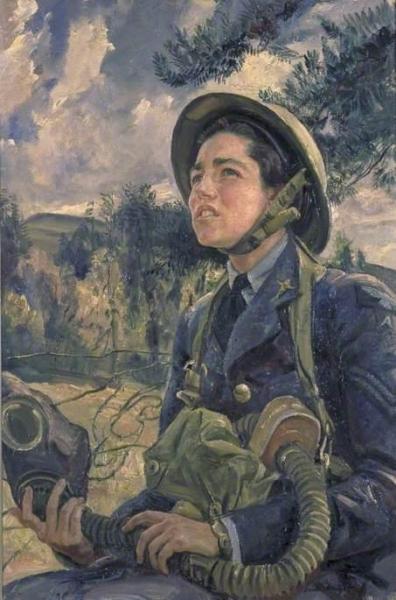 Corporal J. D. M. Pearson, Women's Auxiliary Air Force by Dame Laura Knight