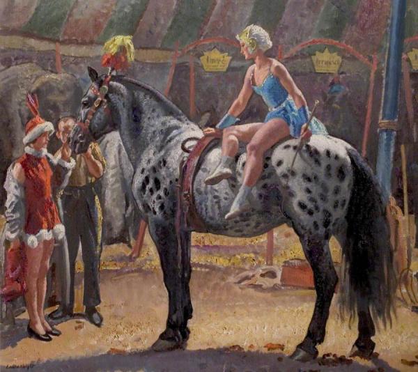 Elsie On 'hassan' by Dame Laura Knight
