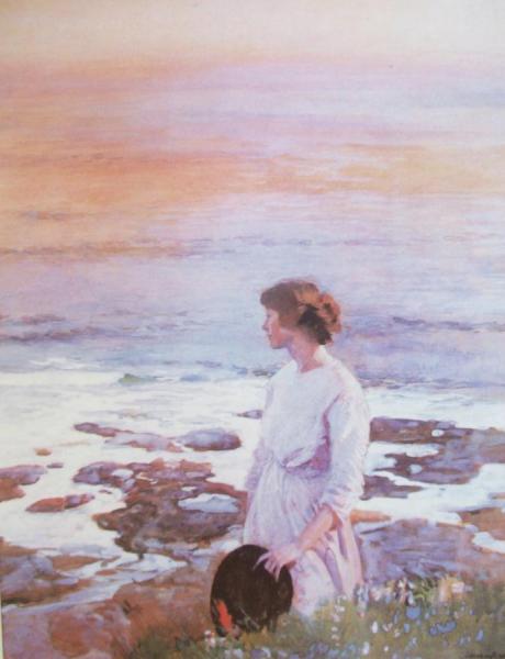 Evening On The Beach by Dame Laura Knight