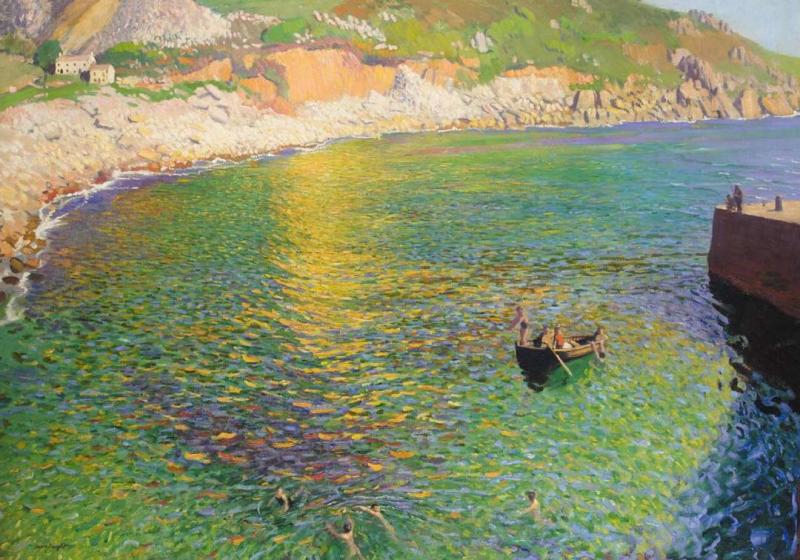 Lamorna Cove by Dame Laura Knight Oil Painting Reproductions