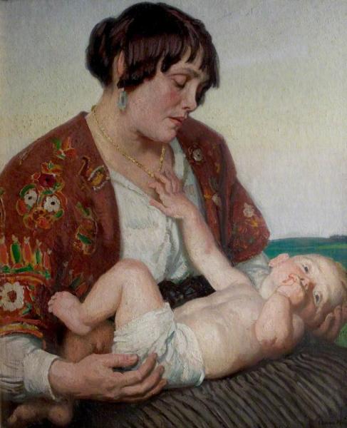 Motherhood by Dame Laura Knight