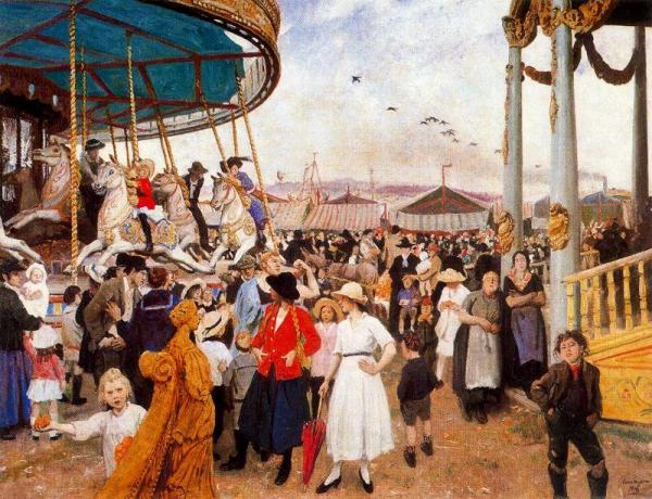 Penzance Fair by Dame Laura Knight