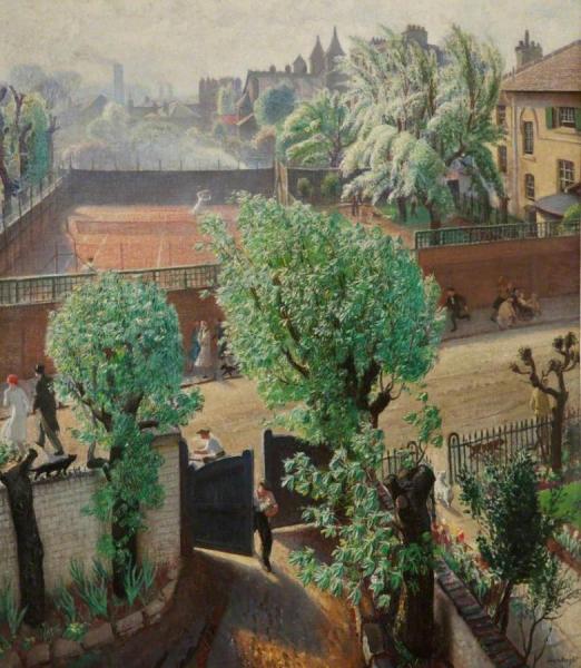 Spring In St John's Wood, London by Dame Laura Knight Oil Painting Reproductions