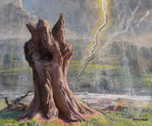 Storm, Malvern by Dame Laura Knight
