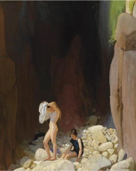 The Cave by Dame Laura Knight