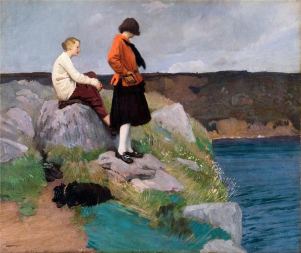 The Cornish Coast by Dame Laura Knight