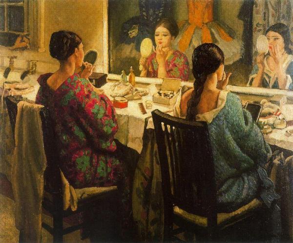 The Dressing-room by Dame Laura Knight