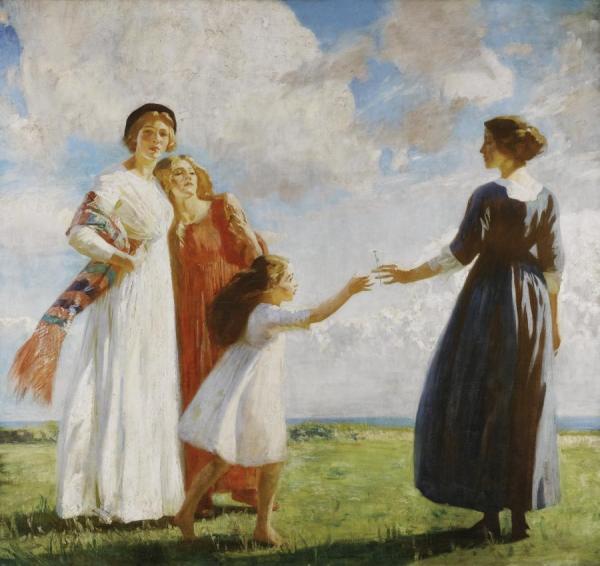 The Flower by Dame Laura Knight