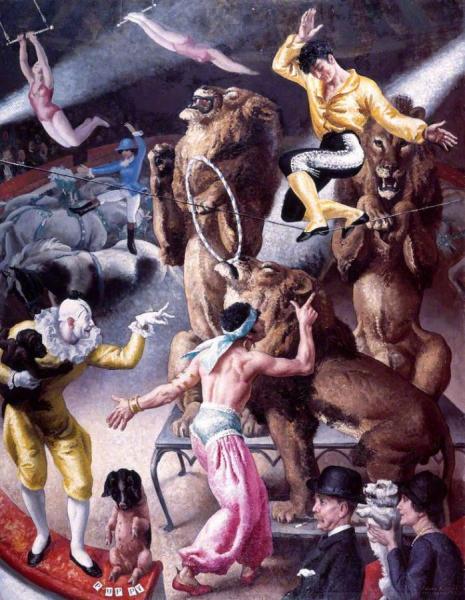 The Last Act by Dame Laura Knight Oil Painting Reproductions