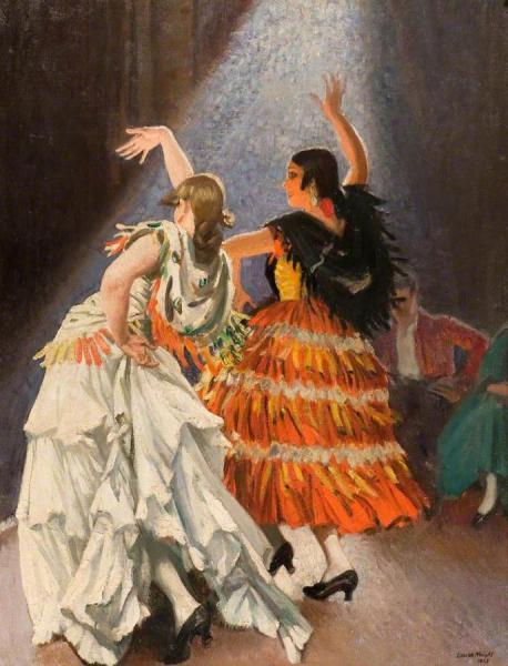 The Rehearsal by Dame Laura Knight Oil Painting Reproductions