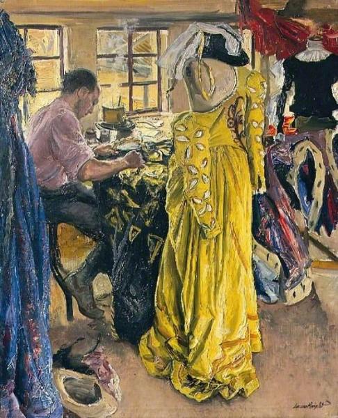The Yellow Dress by Dame Laura Knight