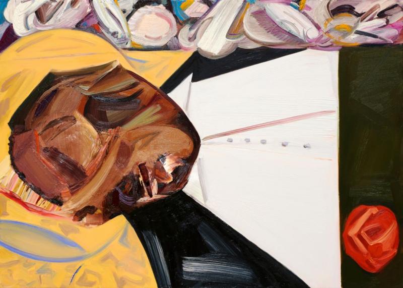 Open Casket, 2016 by Dana Schutz