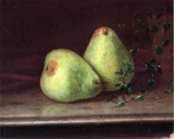 Two Green Pears by Daniel Folger Bigelow