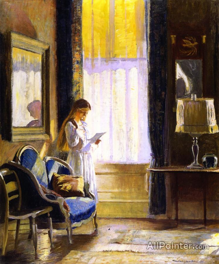 Daniel Garber Morning Light Interior Oil Painting Reproductions For Daniel Garber Paintings For Morning Light Interior