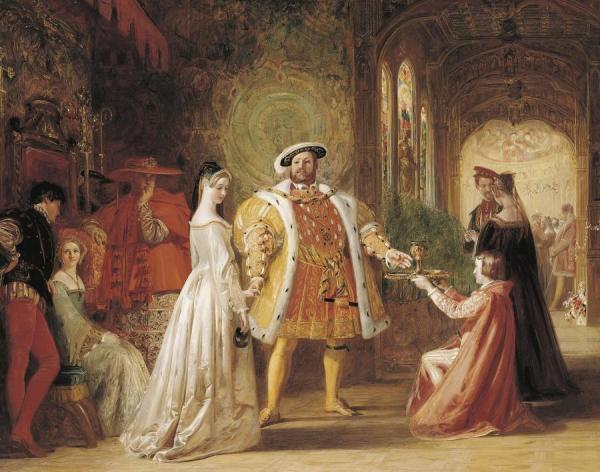 Daniel Maclise Henry Viii's First Interview With Anne Boleyn
