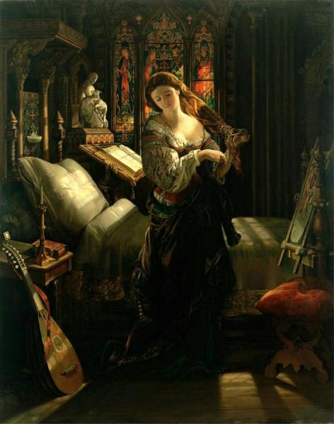 Madeline After Prayer by Daniel Maclise