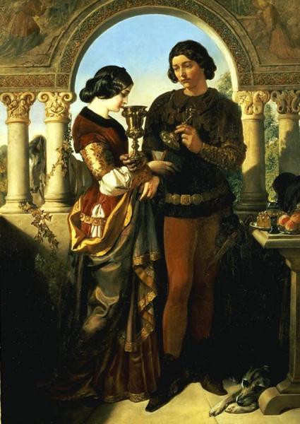 The Loving Cup by Daniel Maclise Oil Painting Reproductions