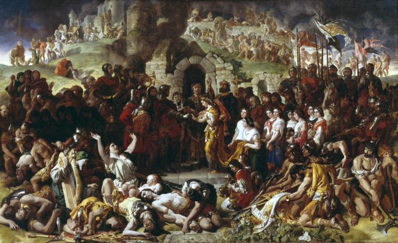 The Marriage Of Strongbow And Aoife, 1854 by Daniel Maclise Oil Painting Reproductions