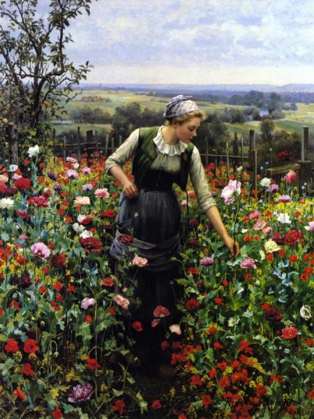 A July Morning by Daniel Ridgway Knight