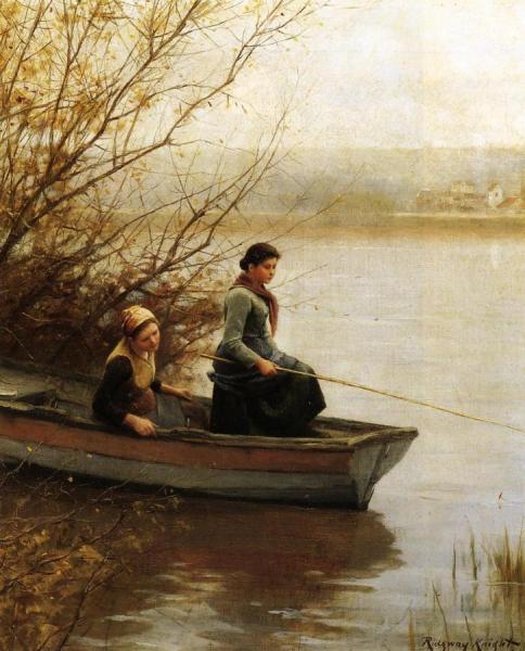 Fishing by Daniel Ridgway Knight