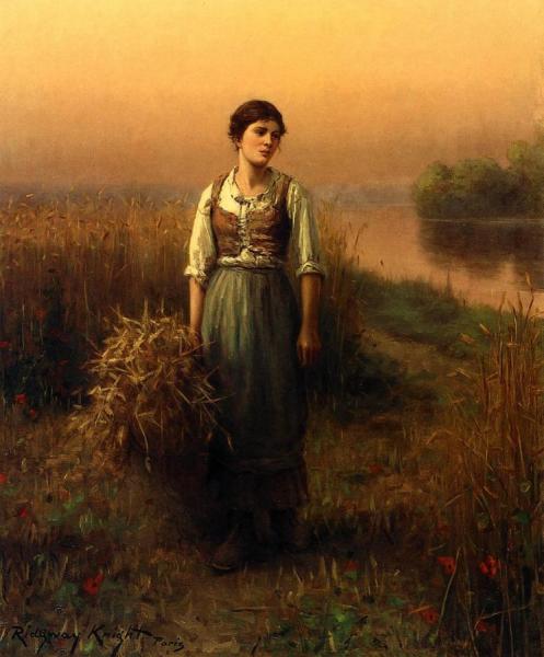 Normandy Maid by Daniel Ridgway Knight