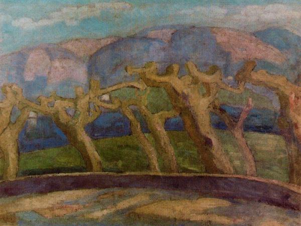 Alameda De Fuenterrabía En Invierno by Daniel Vazquez Diaz Oil Painting Reproductions