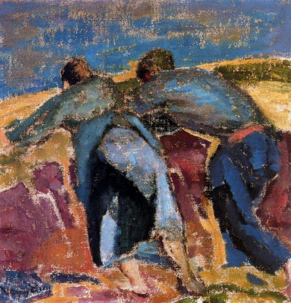 Basque Mariners by Daniel Vazquez Diaz Oil Painting Reproductions