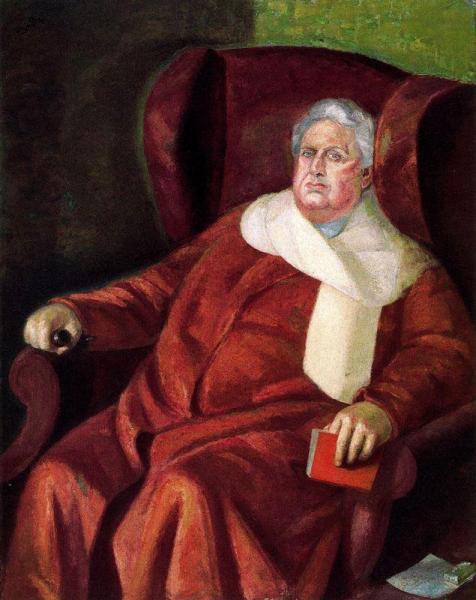 Don Francisco En El Sillón Rojo by Daniel Vazquez Diaz