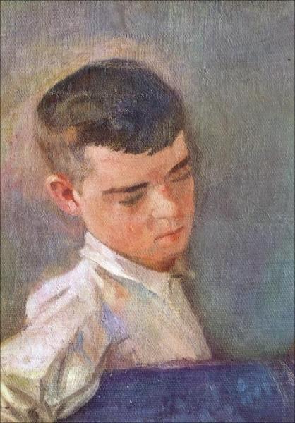 El Chico De Nerva by Daniel Vazquez Diaz Oil Painting Reproductions