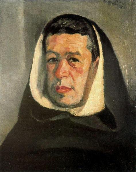 Head Of A Dominican Monk by Daniel Vazquez Diaz