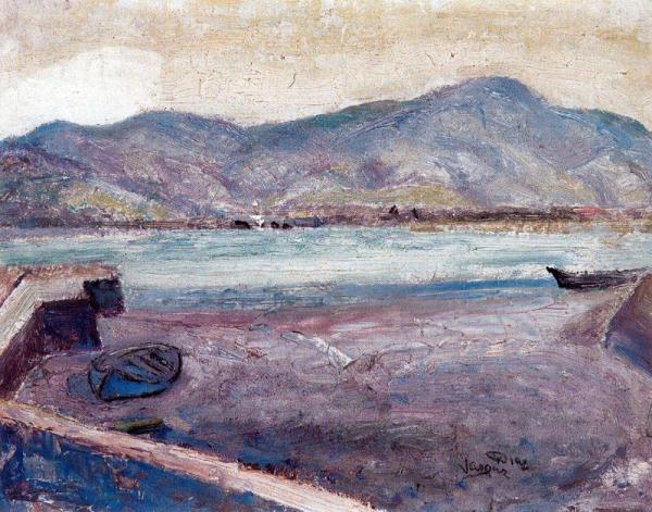 Landscape In Bidasoa by Daniel Vazquez Diaz