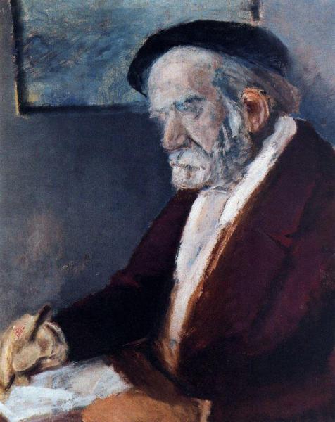 Last Portrait Of Pío Baroja by Daniel Vazquez Diaz