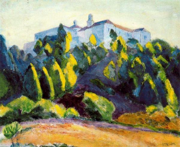 Monastery Of The Holy River by Daniel Vazquez Diaz